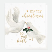 Merry Christmas To You Both Card By Caroline Gardner